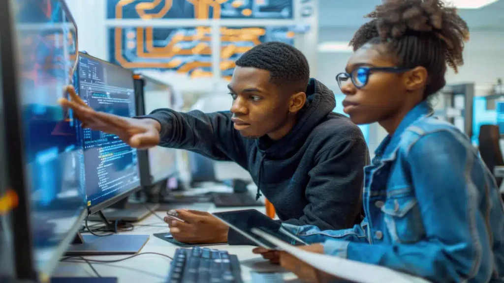 Formation Inititation à l'informatique au Sénégal avec Jangaan XamXam