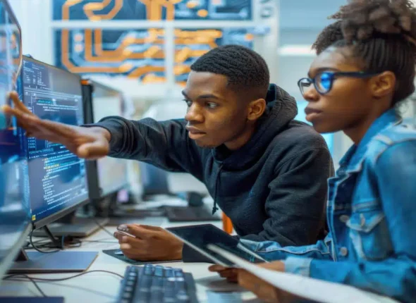 Formation Inititation à l'informatique au Sénégal avec Jangaan XamXam